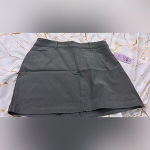 Chic Charcoal Mini Skirt